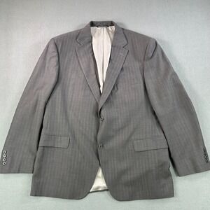 Jack Victor Blazer Mens 46R Select Wool Sport Coat 2 Buttons Gray‎